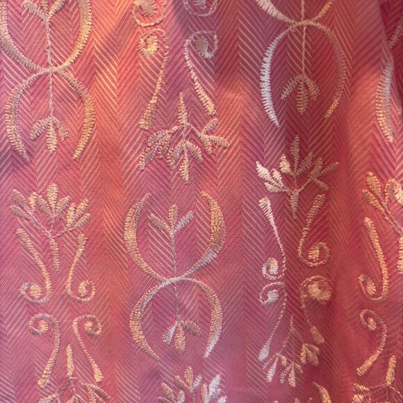 Robert Graham Men's Shirt Large with Embroidery Flip Cuffs - Picture 5 of 7